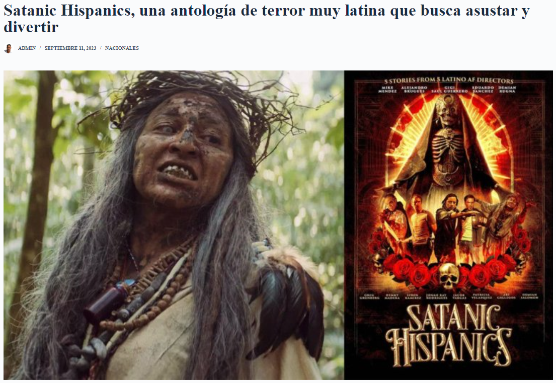 Satanic Hispanics, una antología de terror muy latina que busca asustar y divertir